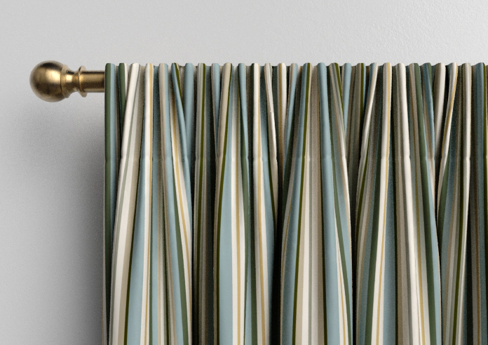 The British Stripe Co. Elizabeth, Chilterns No.1 - Made to Measure Curtains - Image 9